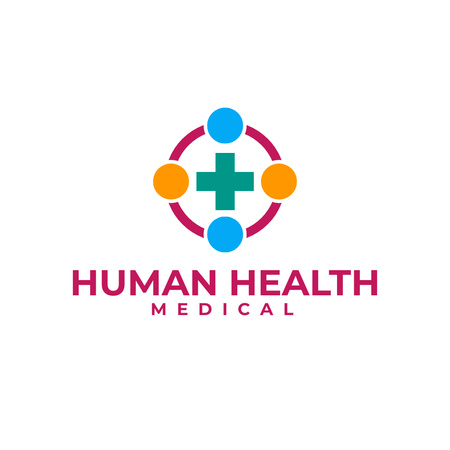 Medical Center Advertisement Logo Šablona návrhu