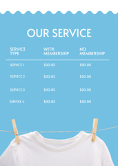 Laundry Offer with White T-shirt
