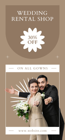 Rental of Wedding Dresses and Suits Snapchat Geofilter Design Template