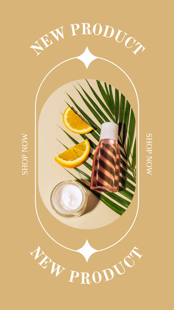 Modèle de visuel New Skincare Product - Instagram Story