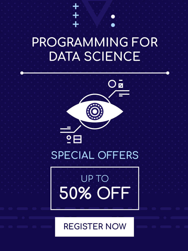 Programming for Data Science Poster US Tasarım Şablonu