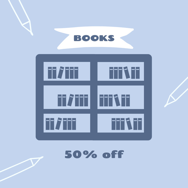 Szablon projektu Affordable Price on Books Instagram