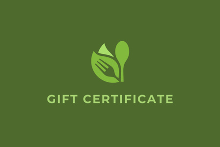 Oferta personalizada de serviços de nutricionista e dietista como presente Gift Certificate Modelo de Design