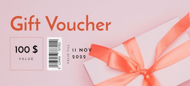 Special Gift Offer in Pink Coupon 3.75x8.25in – шаблон для дизайну