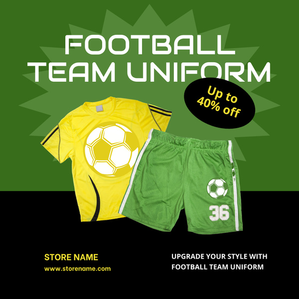 Football Team Uniform Sale Offer