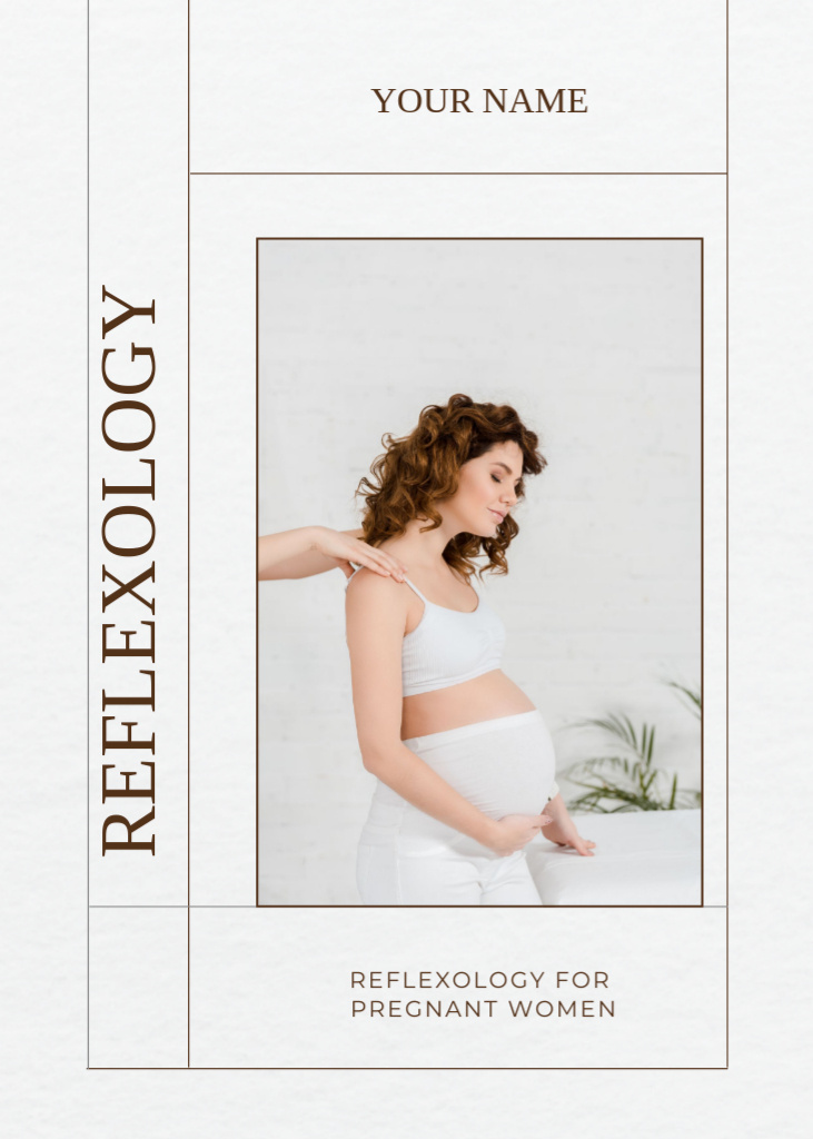 Massage Reflexology Center Services Flayer – шаблон для дизайну
