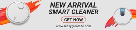 New Arrival of Smart Cleaners Ebay Store Billboard Design Template