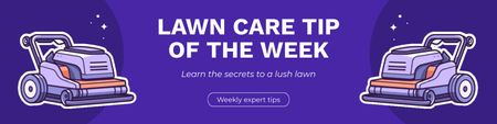 Platilla de diseño Lawn Care Tip Of The Week Twitter