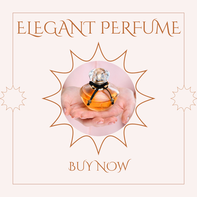 New Elegant Female Fragrance Instagram Design Template