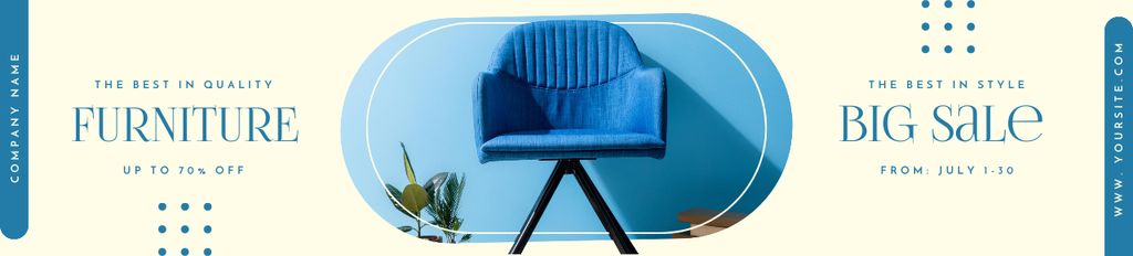 Offer of New Furniture Ebay Store Billboard Πρότυπο σχεδίασης