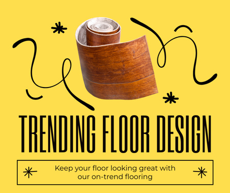 Ad of Trending Floor Design Facebook Design Template
