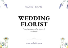 Wedding Florist Services