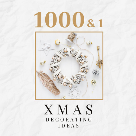 Modèle de visuel Christmas Decorating Ideas - Instagram