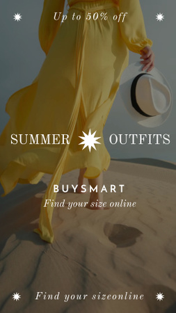 Luxury Summer Outfits TikTok Video Design Template