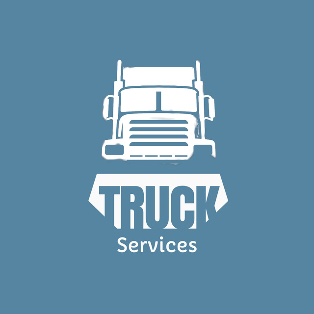 Truck Repair Services Offer Animated Logoデザインテンプレート