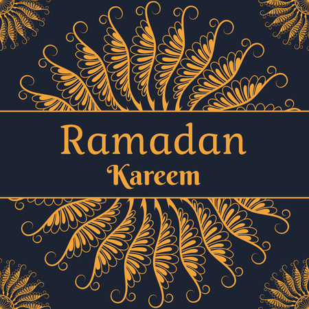 Month of Ramadan Greeting Instagram Design Template