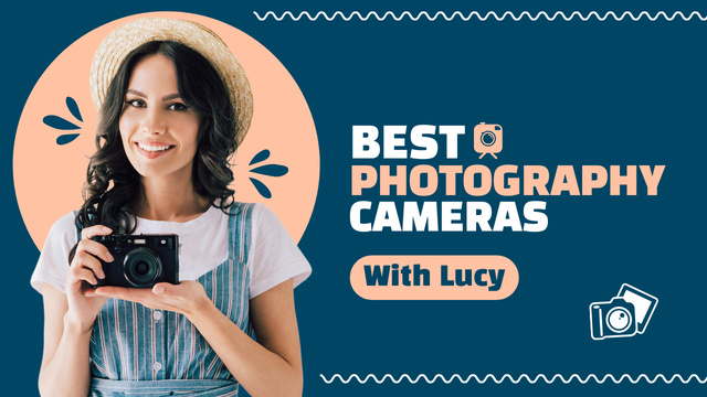 Designvorlage Video About Best Cameras für Youtube Thumbnail