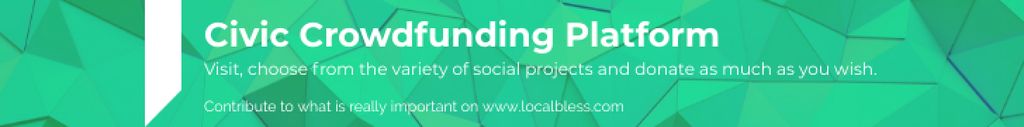 Plantilla de diseño de Civic Crowdfunding Platform Leaderboard 