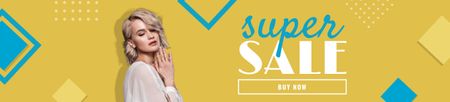 Super Sale of Precious Jewelry Ebay Store Billboard Design Template