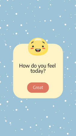 How do you feel today? Instagram Story tervezősablon