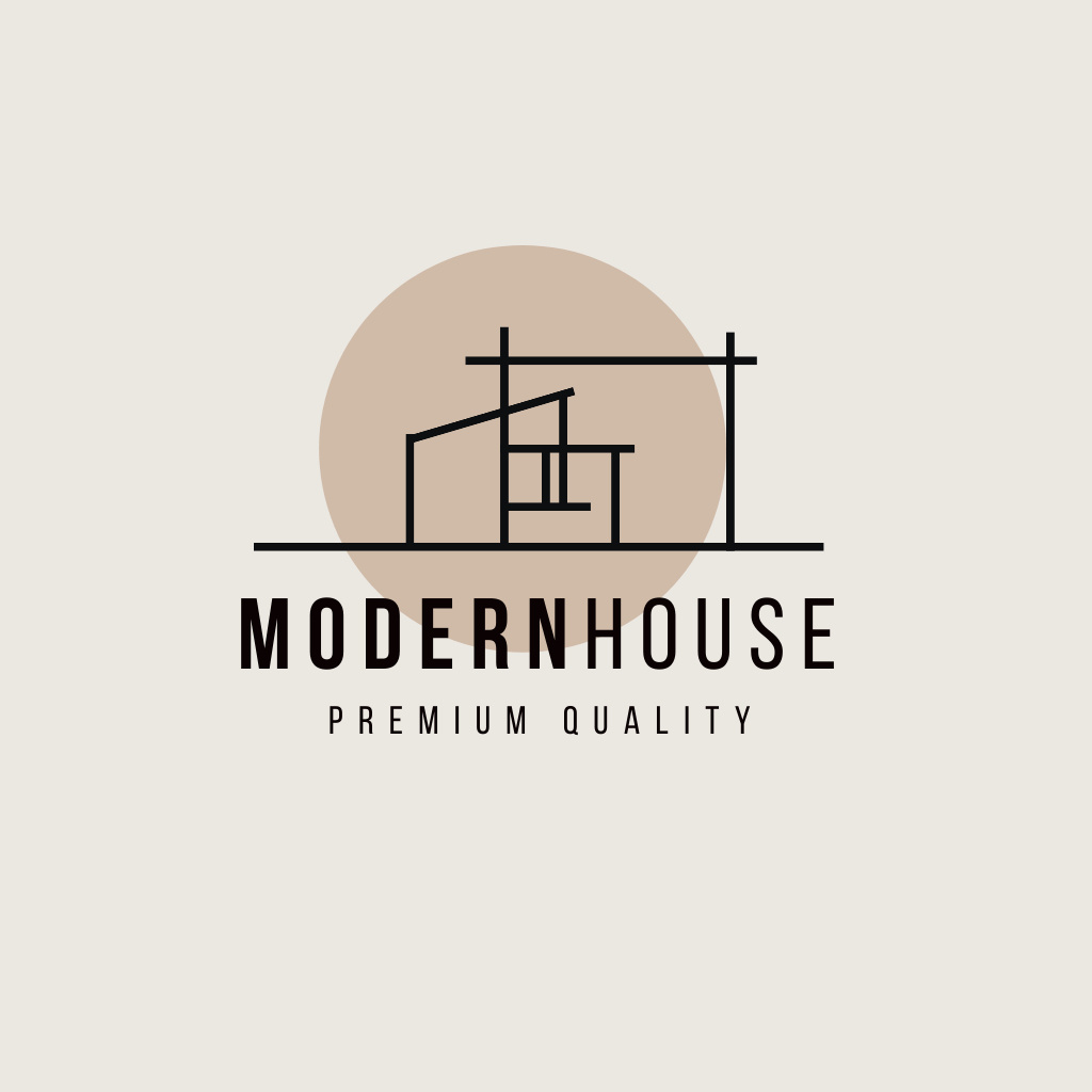 Modèle de visuel Estate Agency Emblem - Logo