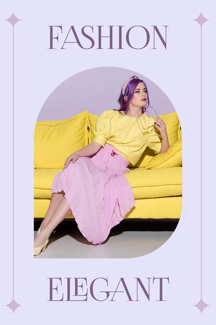 Fashion Collection Ads for Women Tumblr Modelo de Design