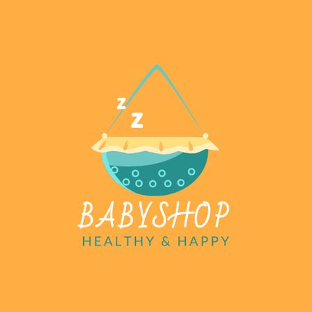 Ontwerpsjabloon van Logo van Baby Shop Services Offer