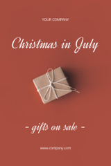 Delightful Christmas in July Presents Sale Offer In Red