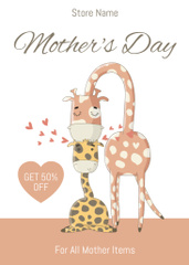 Mother's Day Celebration with Cute Giraffes