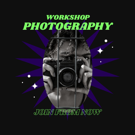 Photography Workshops Ad Instagram Design Template