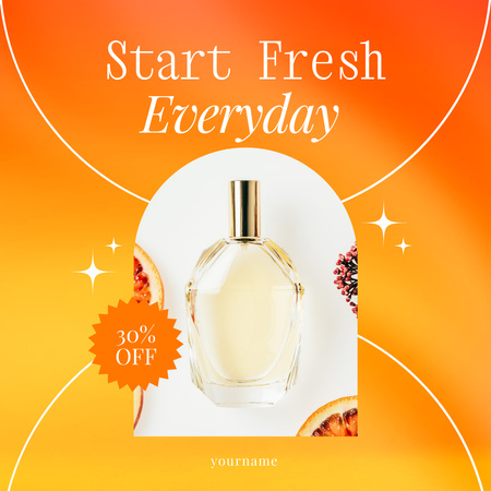 Discount Offer on New Fragrance Instagram Design Template