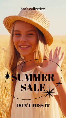 Template di design Sale of Romantic Summer Clothes TikTok Video
