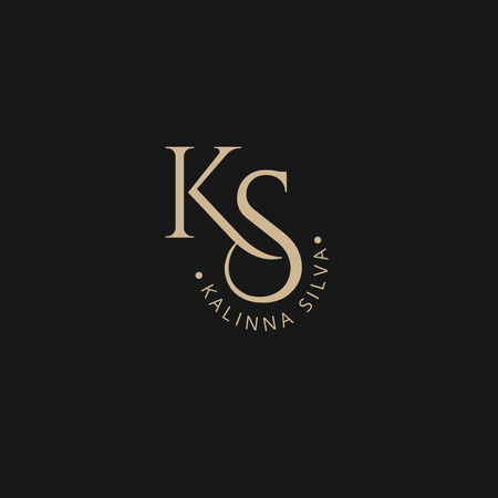 Image of Services Provided Emblem on Black Logo Design Template