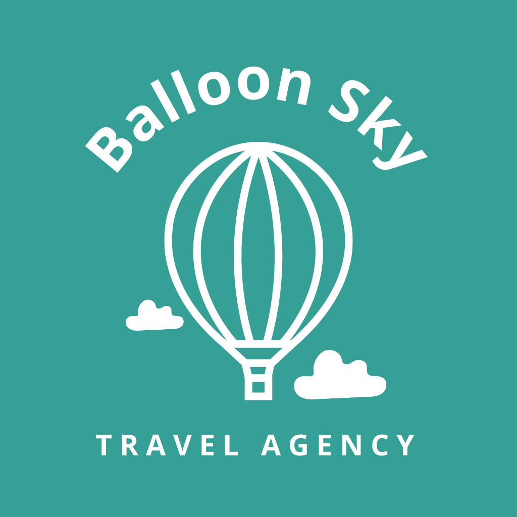 Travel Agency Ad Logo Design Template