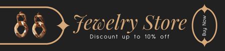 Discount Offer on Beautiful Earrings Ebay Store Billboard Design Template