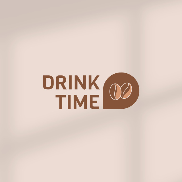 Ontwerpsjabloon van Logo van Coffee Blends and Drinks