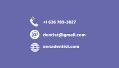 Personalized Dentist Services Offer In Purple