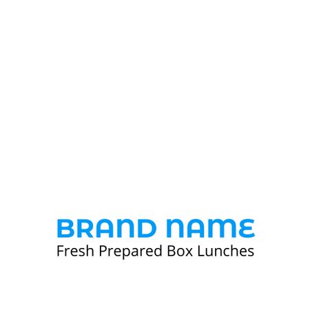 School Food Ad Animated Logo Modelo de Design