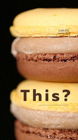 Ontwerpsjabloon van TikTok Video van Keuze tussen Macaron en Donut