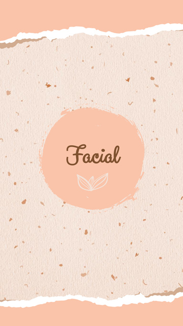 Facial Skincare Ad Instagram Highlight Cover Design Template