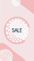 Arts and Crafts store promotion on abstract pattern