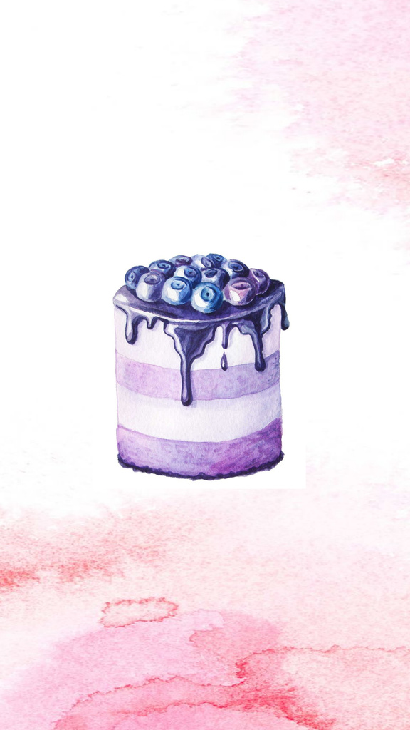Bakery assortment with Desserts Instagram Highlight Cover tervezősablon