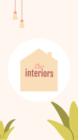 Design Studio interiors icons Instagram Highlight Cover – шаблон для дизайну