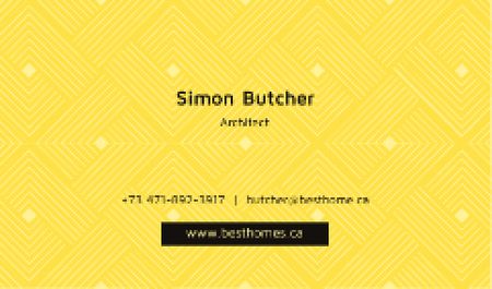 Ontwerpsjabloon van Business card van Minimalistic geometric pattern