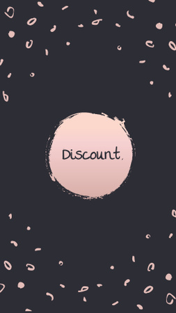 Plantilla de diseño de Discount Ad with Bright Pattern Instagram Highlight Cover 