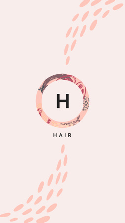 Designvorlage Hairstylist Services Offer für Instagram Highlight Cover