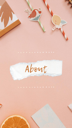 Stationary Shop Items Ad Instagram Highlight Cover Design Template